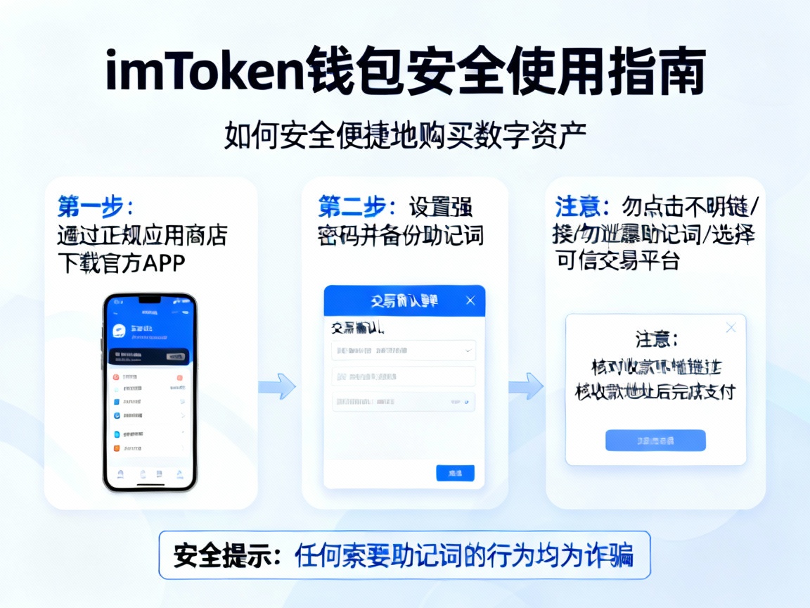 imToken钱包安全使用指南，如何安全便捷地购买数字资产