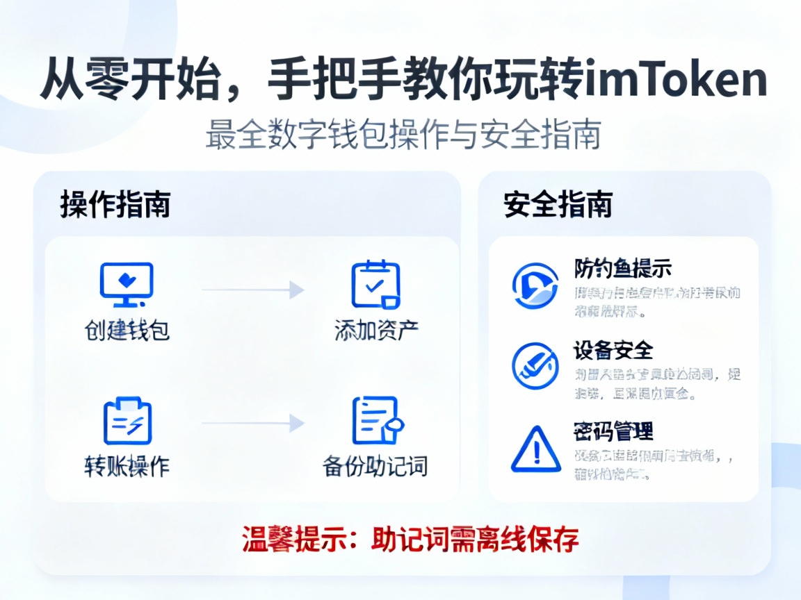 从零开始，手把手教你玩转imToken，最全数字钱包操作与安全指南