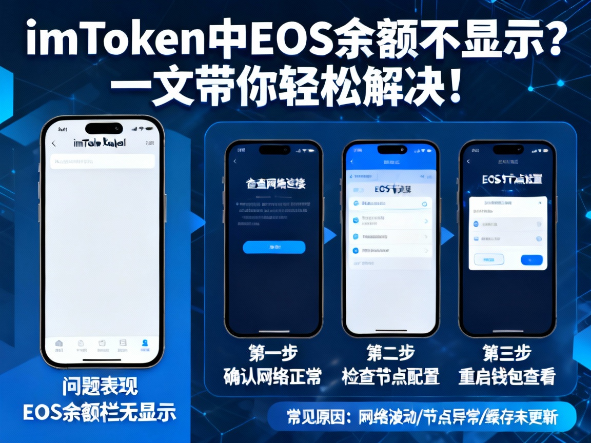 imToken中EOS余额不显示？一文带你轻松解决！