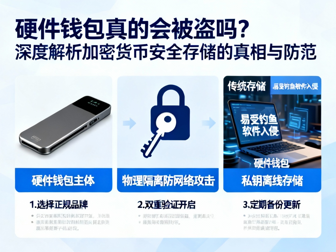 硬件钱包真的会被盗吗？深度解析加密货币安全存储的真相与防范