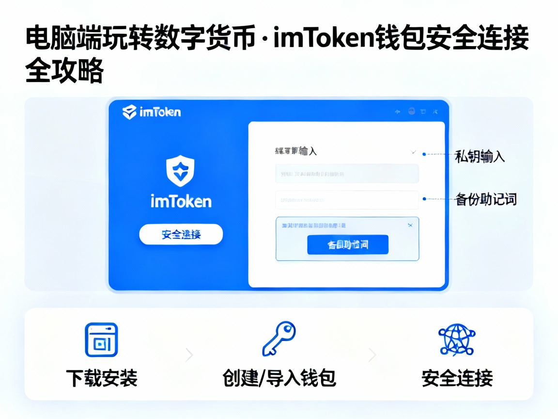 电脑端玩转数字货币，手把手教你安全连接imToken钱包全攻略