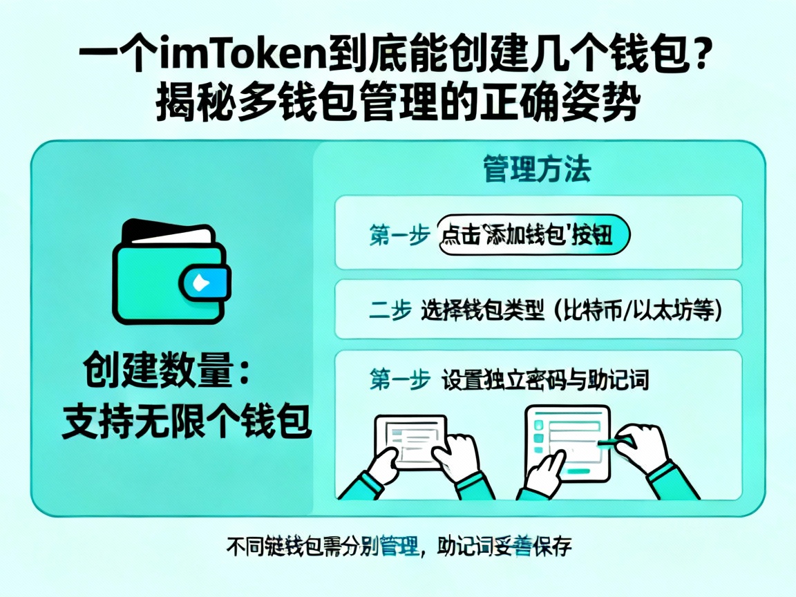 一个imToken到底能创建几个钱包？揭秘多钱包管理的正确姿势