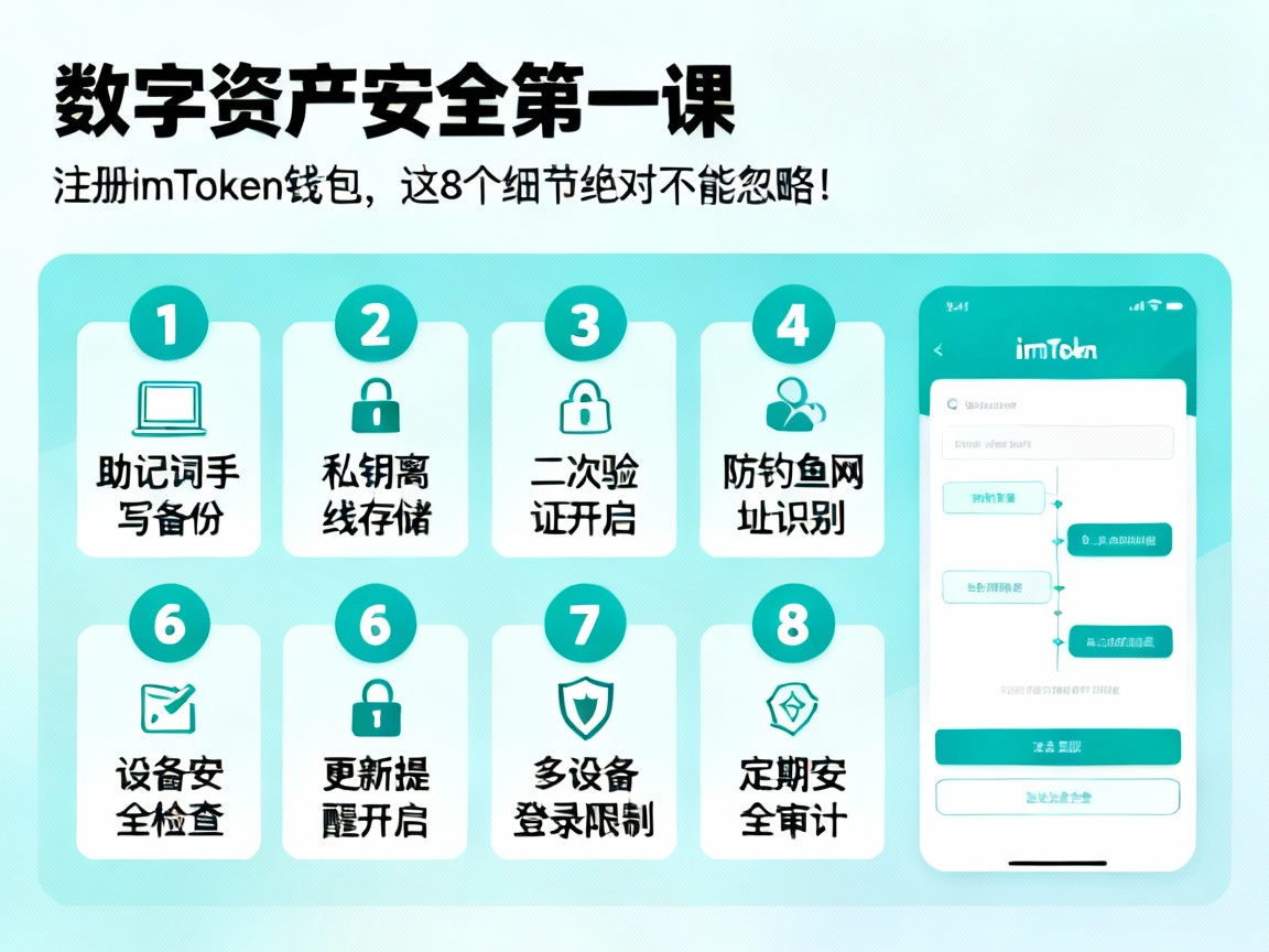 数字资产安全第一课，注册 imToken 钱包，这 8 个细节绝对不能忽略！