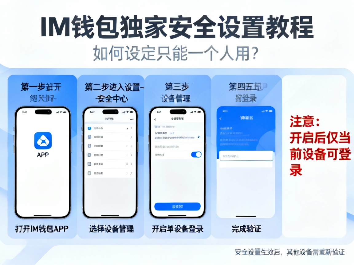 IM钱包如何设定只能一个人用？独家安全设置教程大揭秘