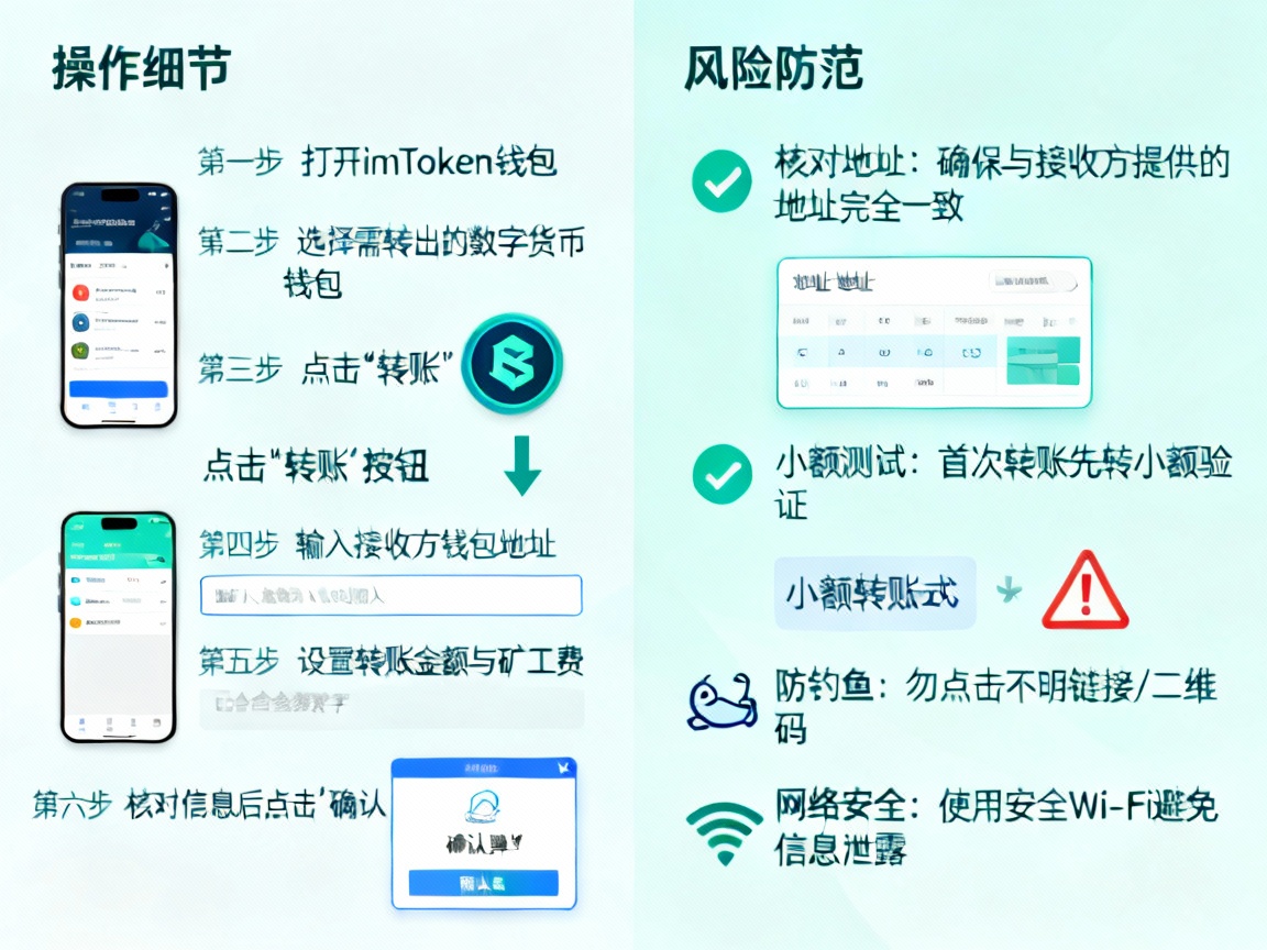 手把手教你安全转出 imToken 中的数字货币，从操作细节到风险防范