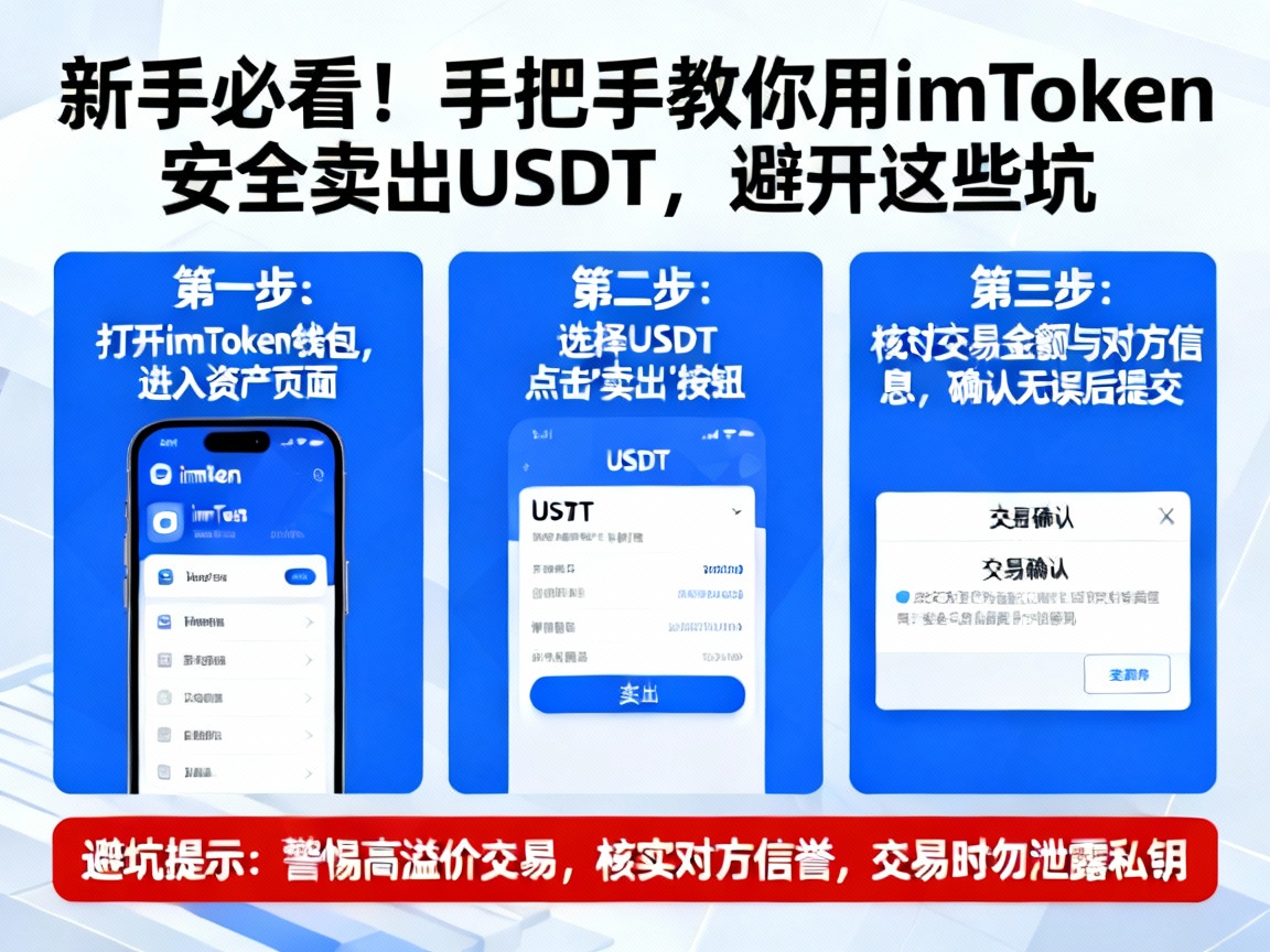 新手必看！手把手教你用imToken安全卖出USDT，避开这些坑