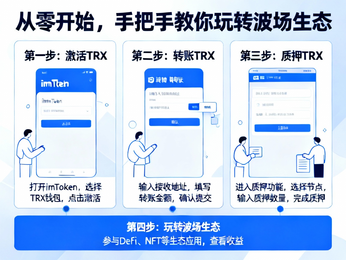 从零开始，手把手教你如何在imToken中激活、转账、质押TRX，玩转波场生态