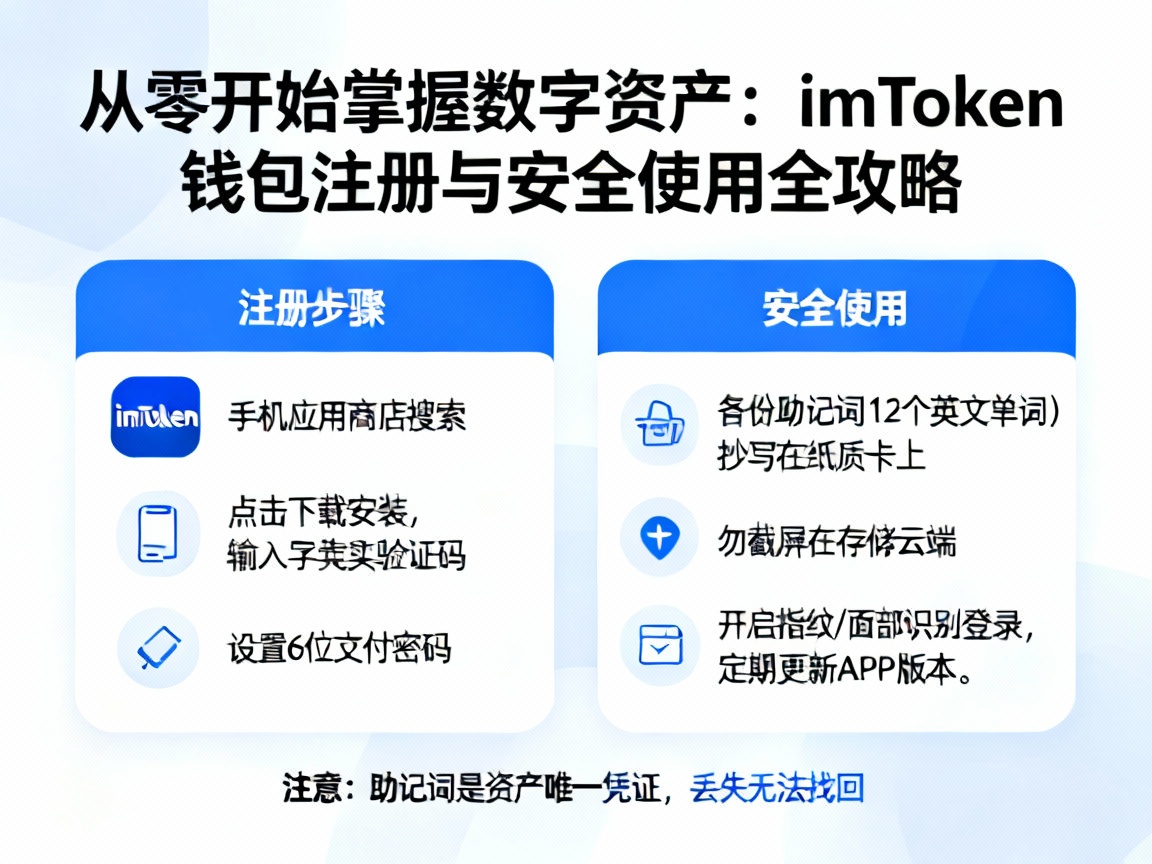 从零开始掌握数字资产，imToken钱包注册与安全使用全攻略