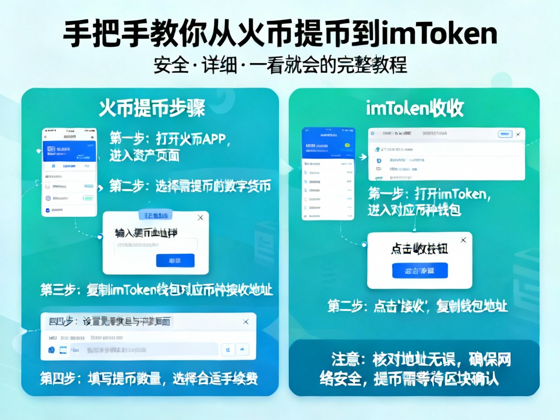 手把手教你从火币提币到imToken，安全、详细、一看就会的完整教程
