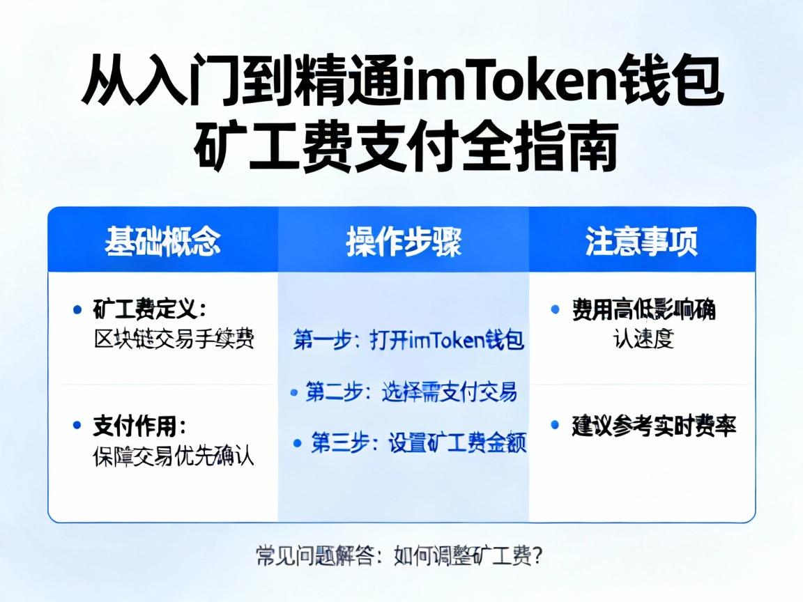 从入门到精通，imToken钱包矿工费支付全指南