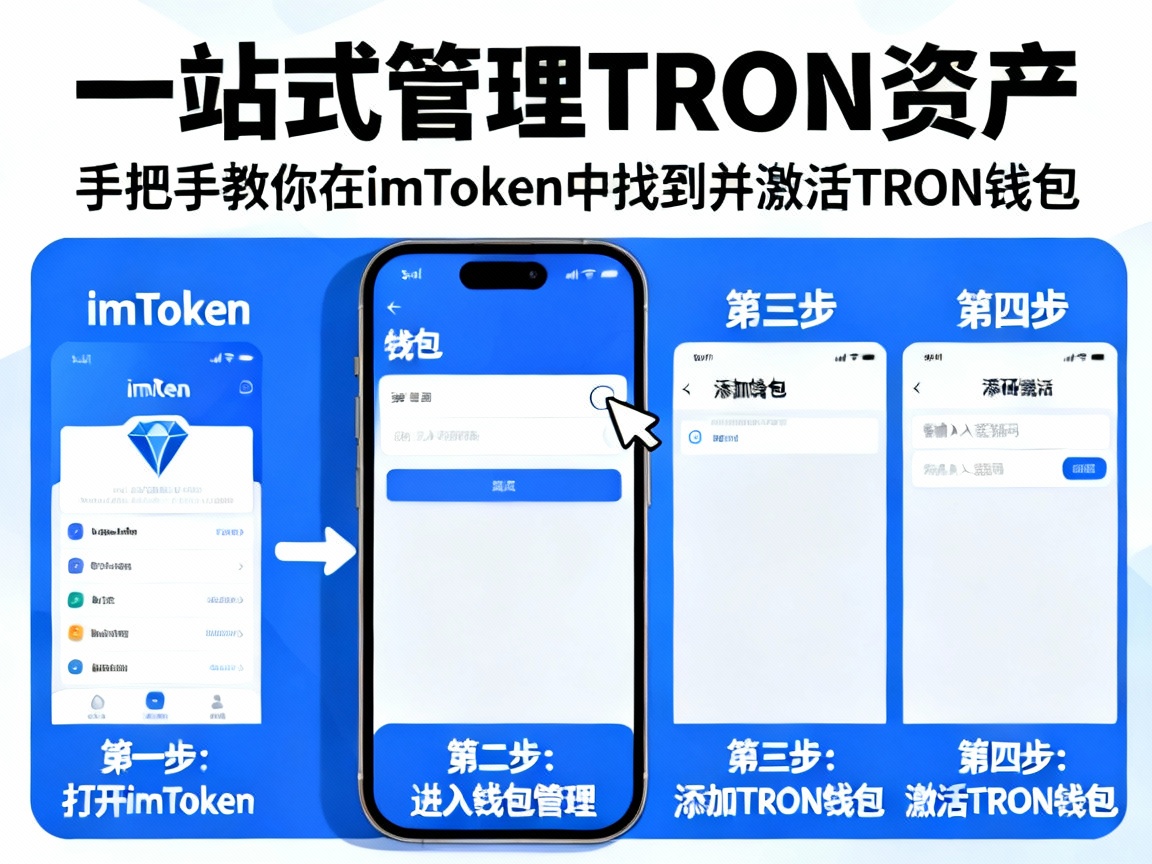 一站式管理TRON资产，手把手教你在imToken中找到并激活TRON钱包