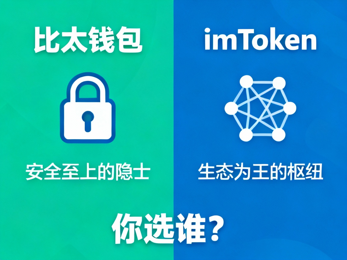 比太钱包 vs.imToken，安全至上的隐士与生态为王的枢纽，你选谁？