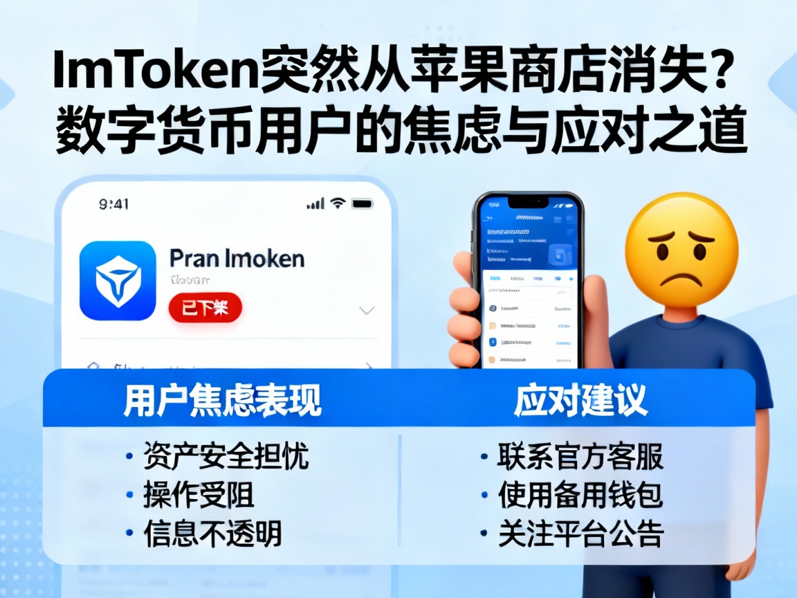 ImToken突然从苹果商店消失？数字货币用户的焦虑与应对之道