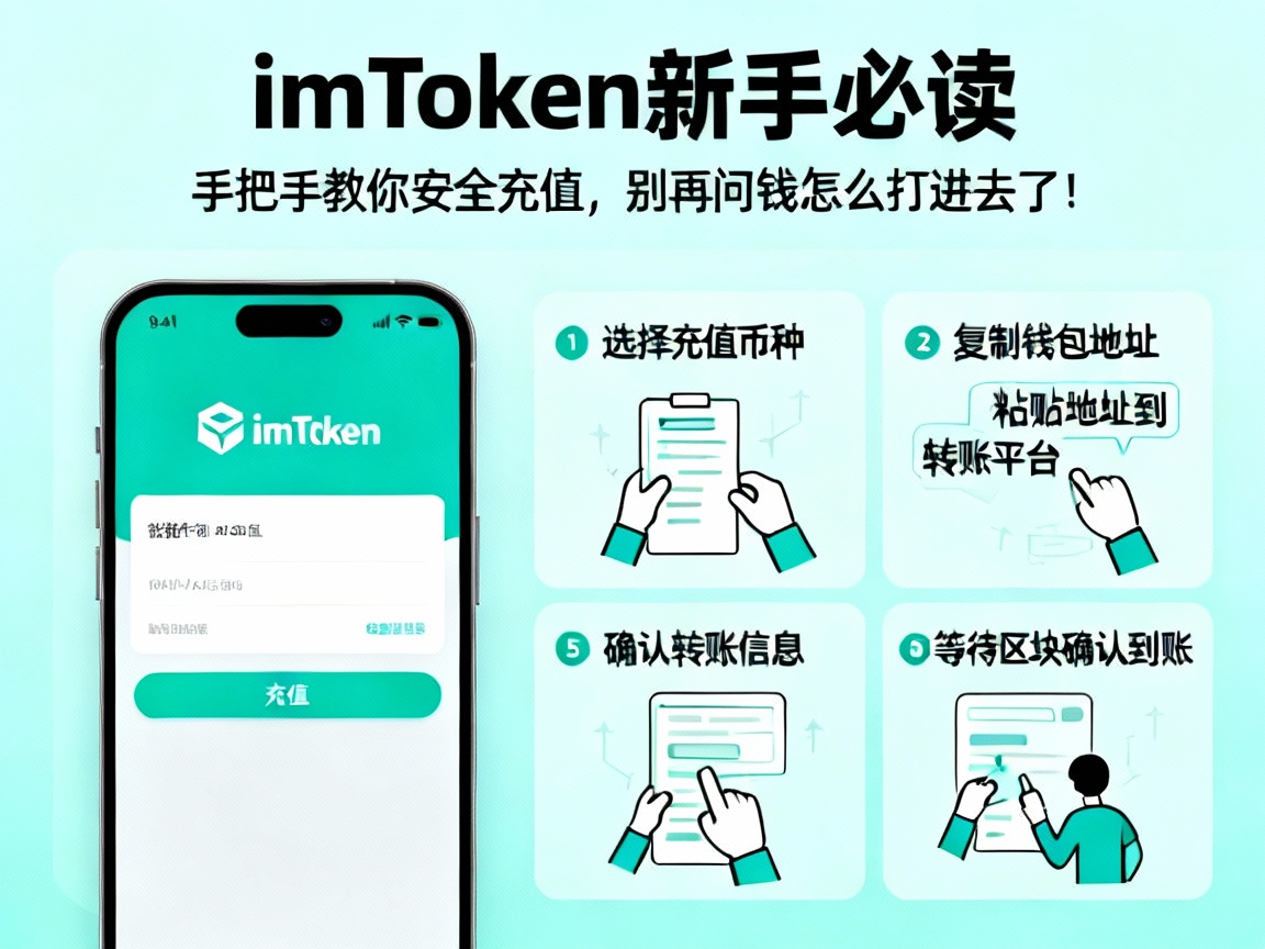 imToken新手必读，手把手教你安全充值，别再问钱怎么打进去了！
