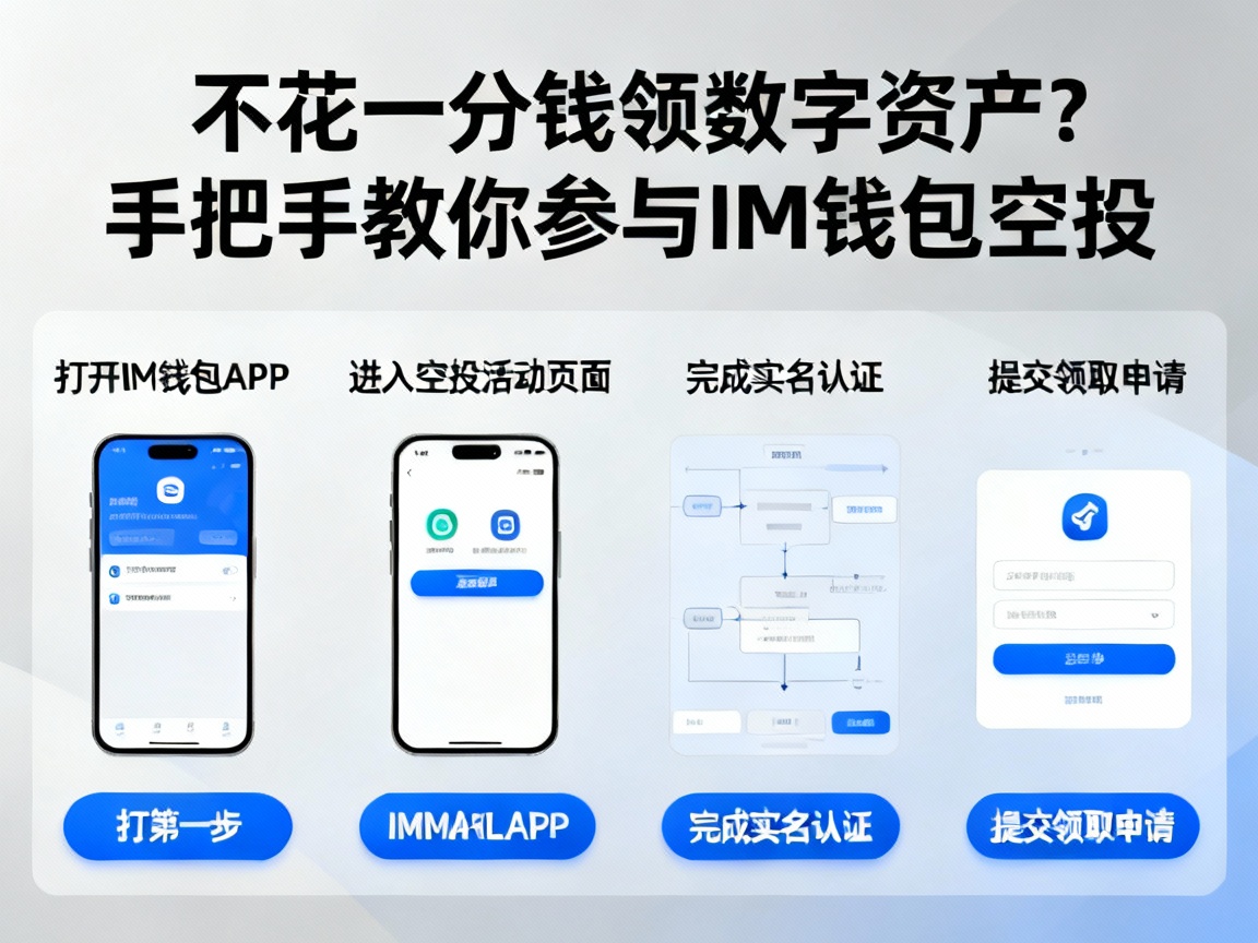 不花一分钱领数字资产？手把手教你参与IM钱包空投