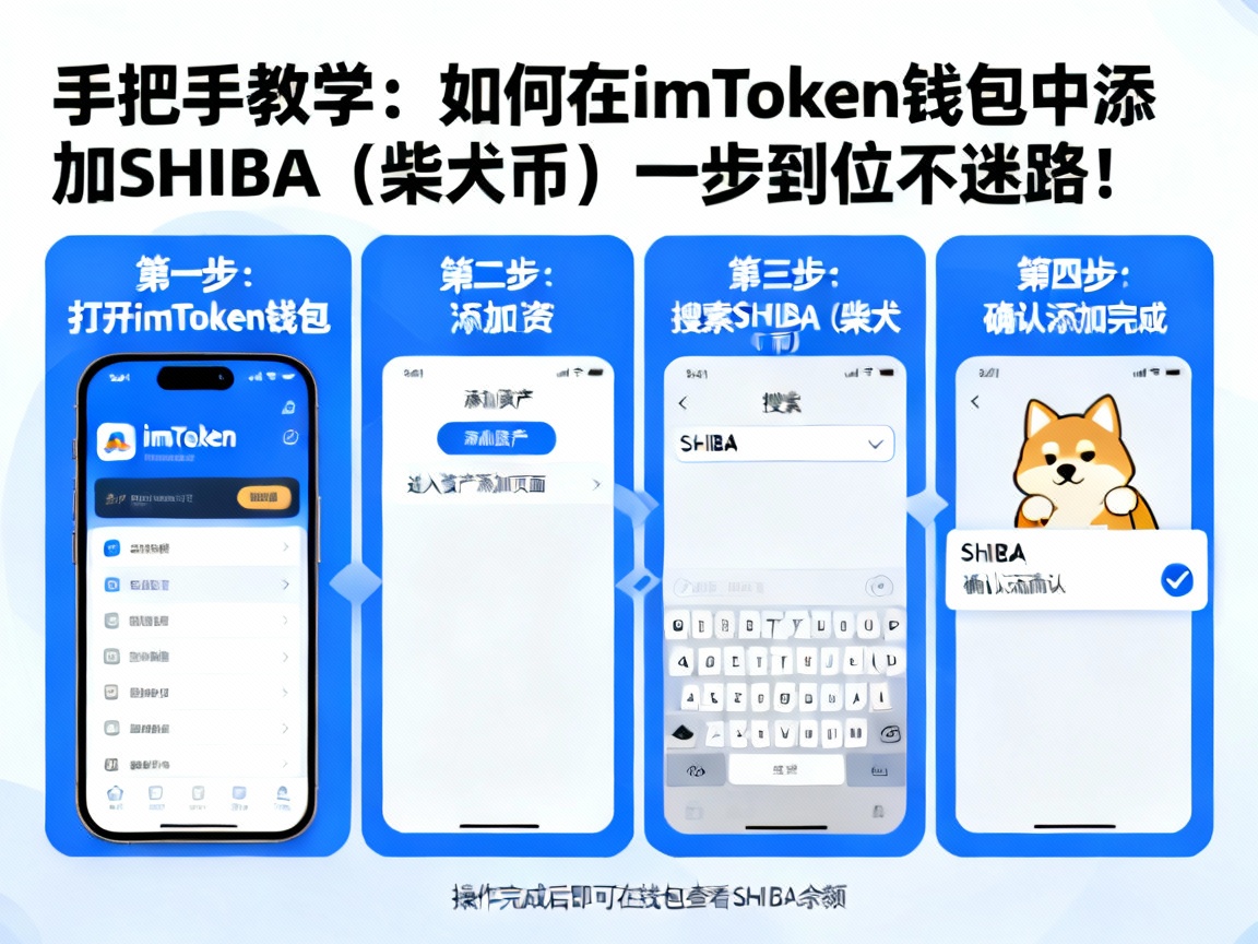 手把手教学，如何在imToken钱包中添加SHIBA（柴犬币）一步到位不迷路！