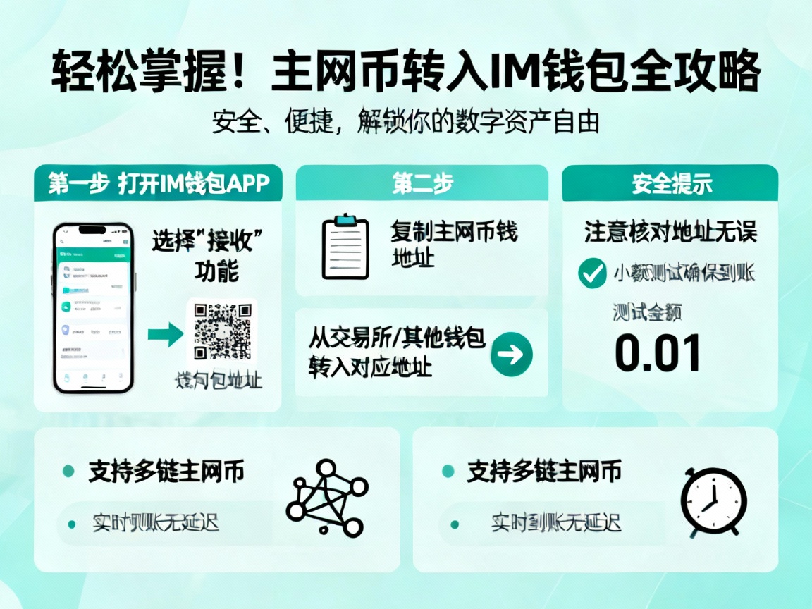 轻松掌握！主网币转入IM钱包全攻略，安全、便捷，解锁你的数字资产自由