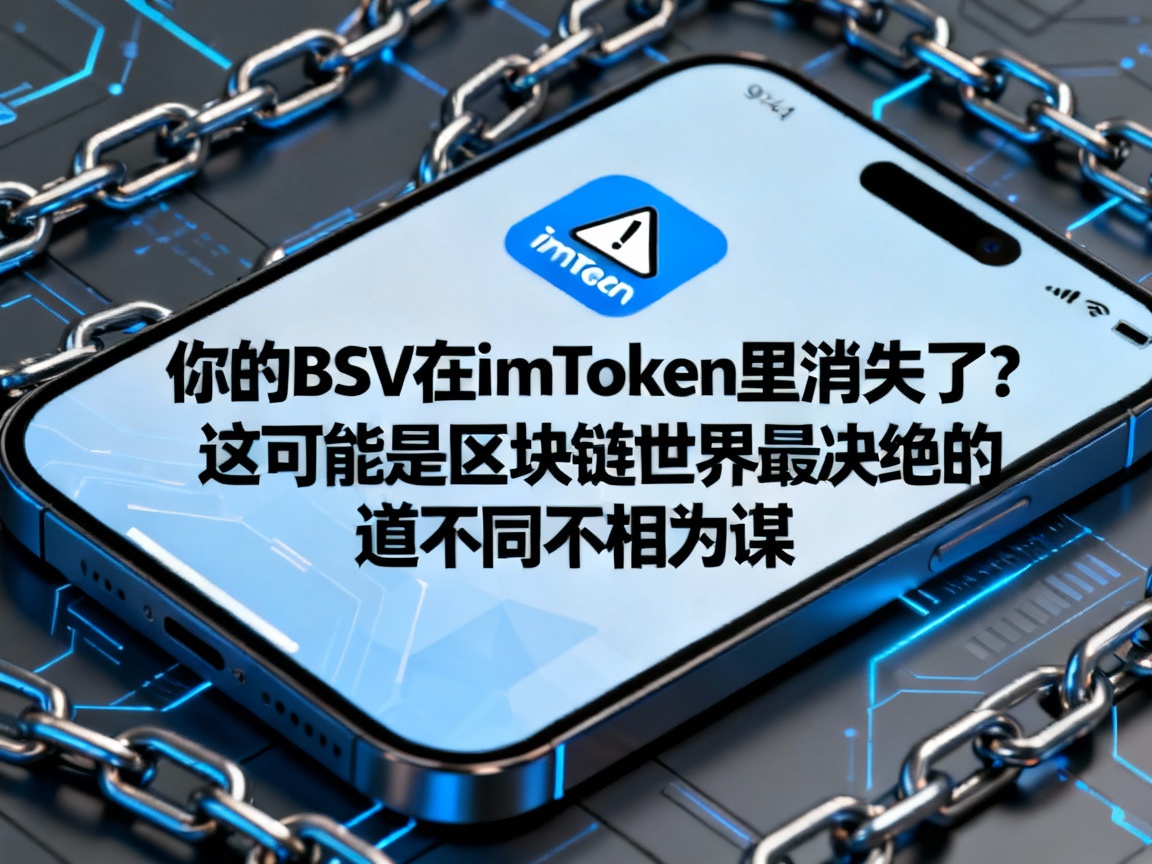 你的BSV在imToken里消失了？这可能是区块链世界最决绝的道不同不相为谋