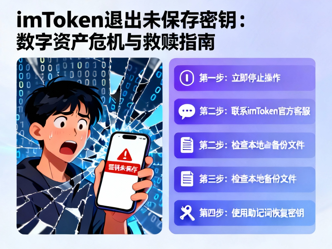 imToken退出未保存密钥，一场数字资产的夺命危机与救赎指南