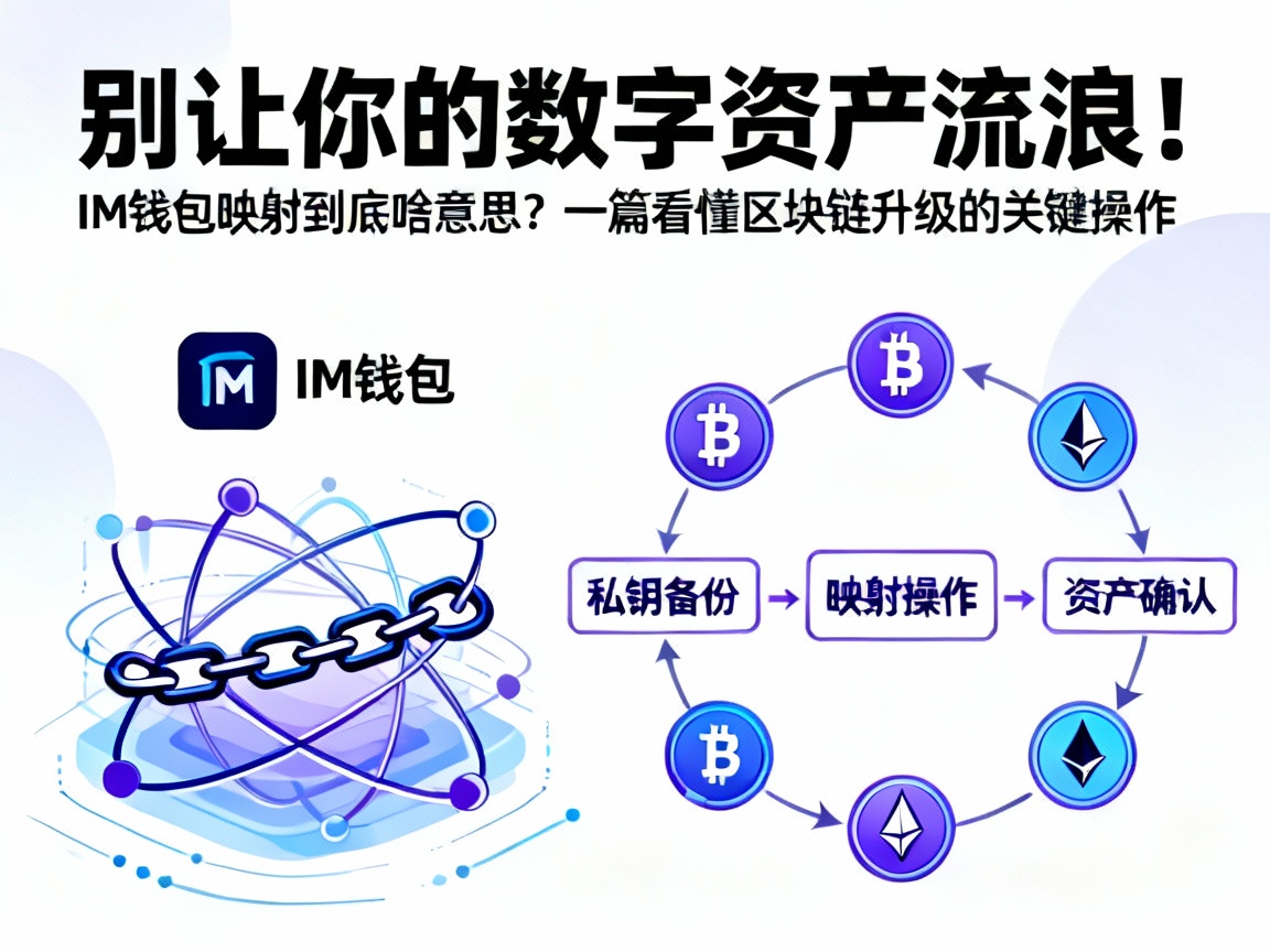 别让你的数字资产流浪！IM钱包映射到底啥意思？一篇看懂区块链升级的关键操作