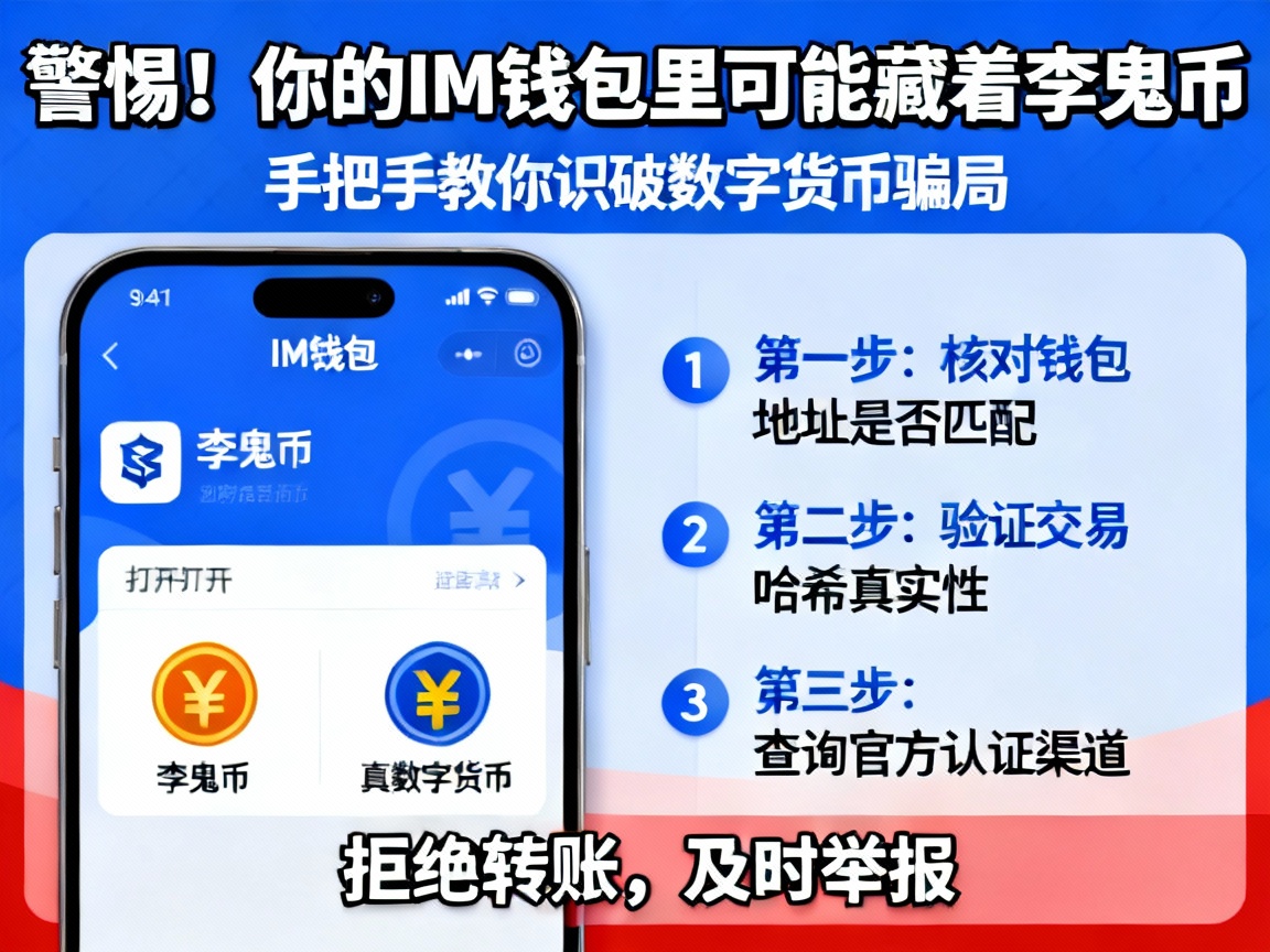 警惕！你的IM钱包里可能藏着李鬼币，手把手教你识破数字货币骗局