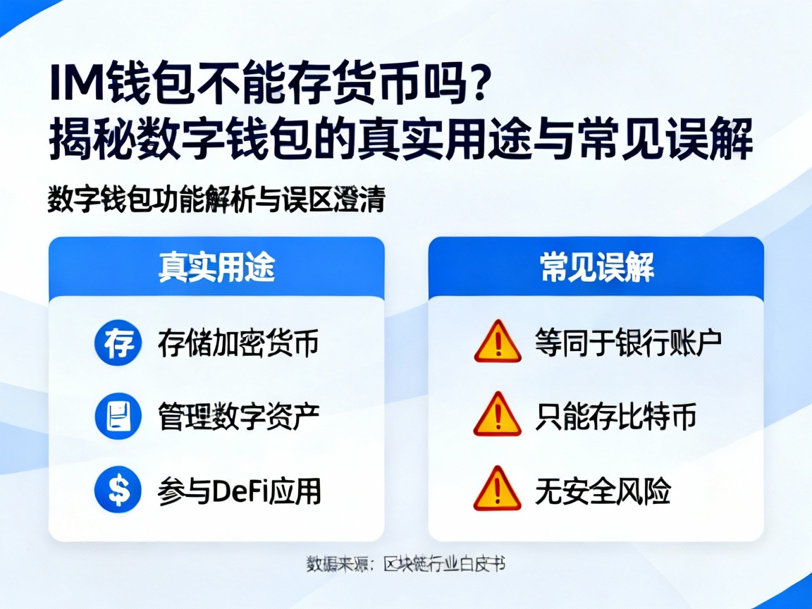 IM钱包不能存货币吗？揭秘数字钱包的真实用途与常见误解