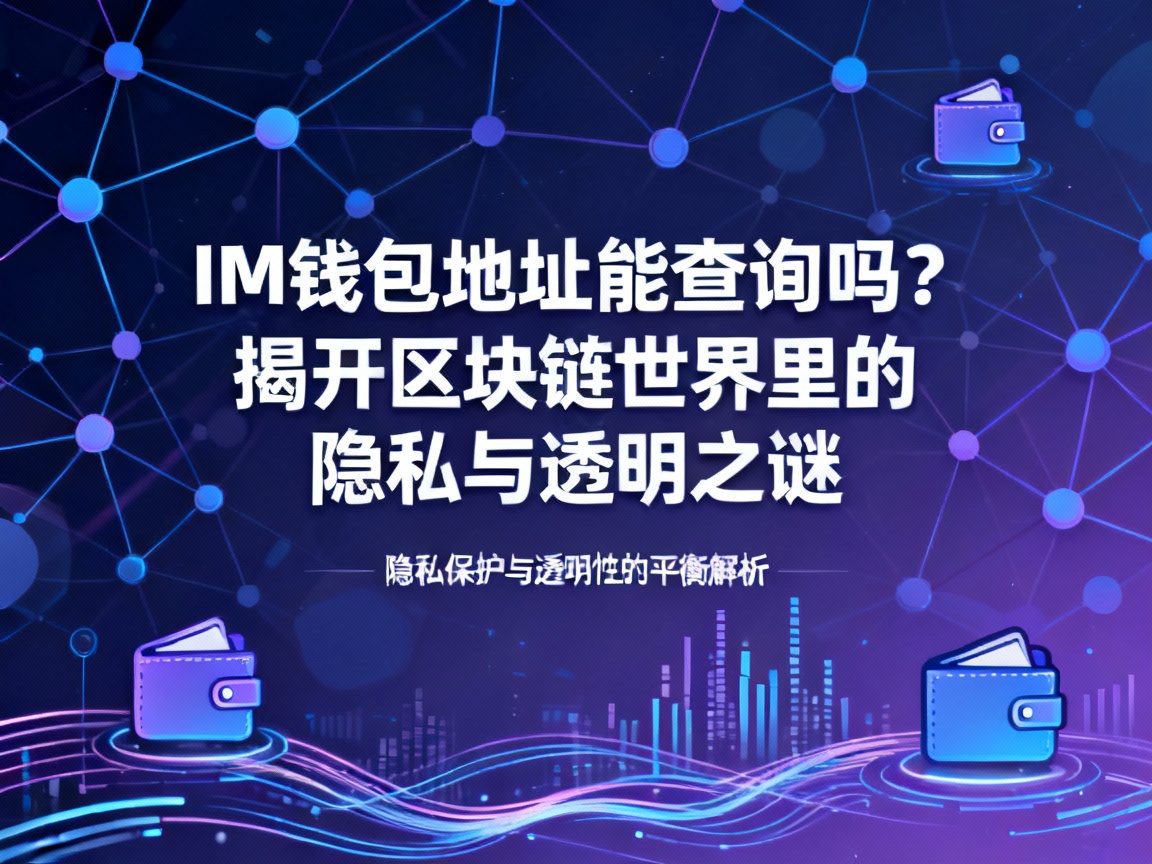 IM钱包地址能查询吗？揭开区块链世界里的隐私与透明之谜