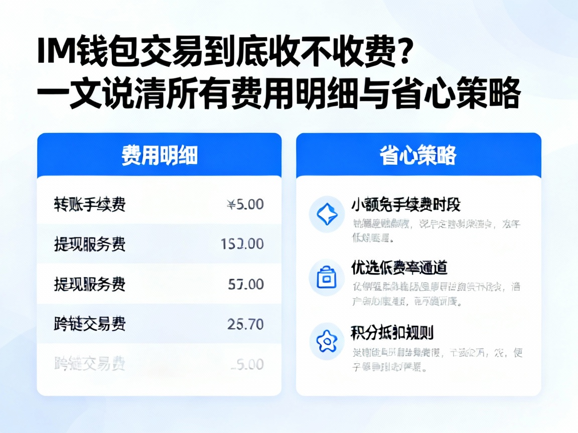 IM钱包交易到底收不收费？一文说清所有费用明细与省心策略