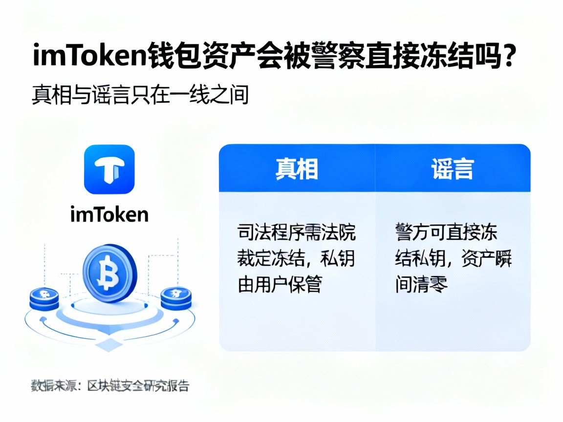 imToken钱包里的资产，警察能直接冻结吗？真相与谣言只在一线之间