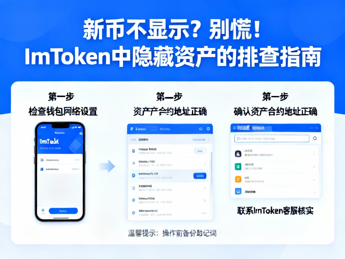 新币不显示？别慌！ImToken中隐藏资产的排查指南