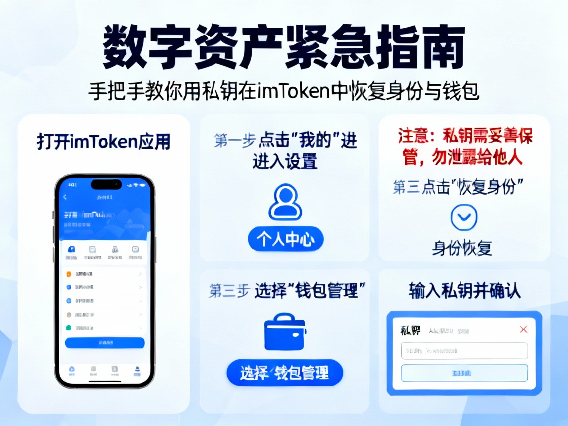 数字资产紧急指南，手把手教你用私钥在imToken中恢复身份与钱包