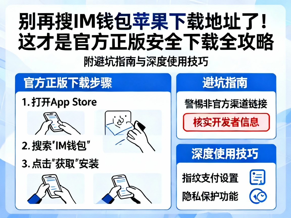 别再搜IM钱包苹果下载地址了！这才是官方正版安全下载全攻略，附避坑指南与深度使用技巧