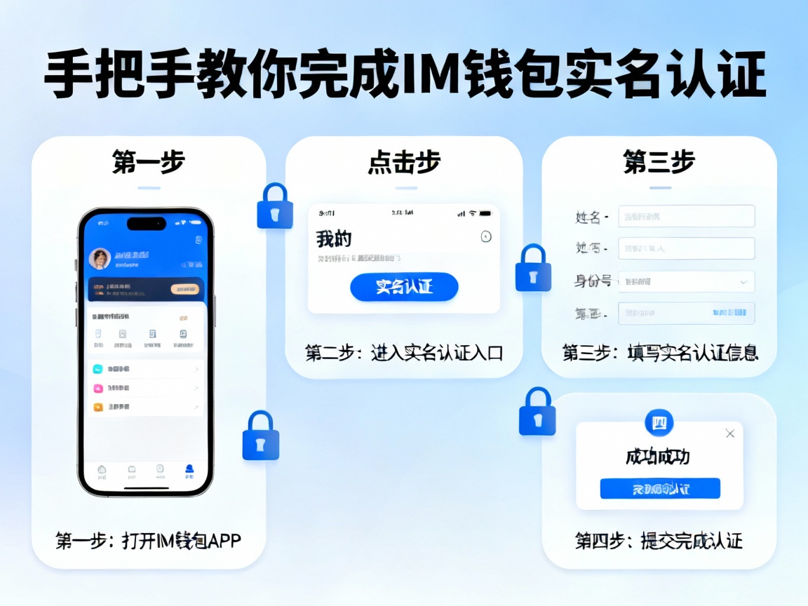 手把手教你完成IM钱包实名认证，安全便捷一步到位