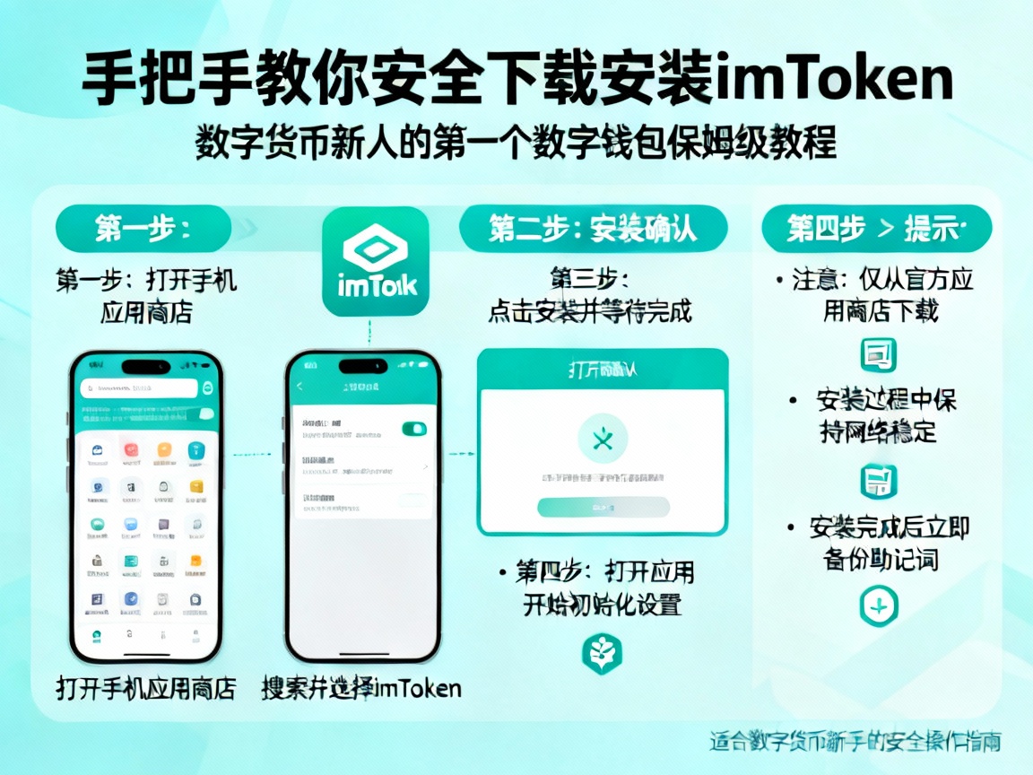 手把手教你安全下载安装imToken，数字货币新人的第一个数字钱包保姆级教程