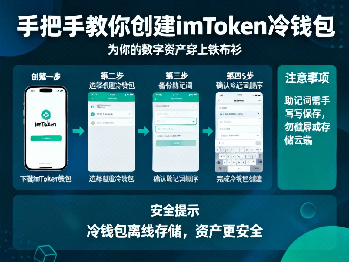 手把手教你创建imToken冷钱包，为你的数字资产穿上铁布衫