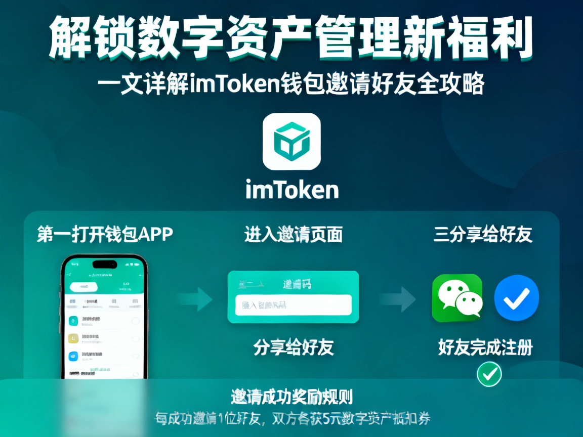 解锁数字资产管理新福利，一文详解imToken钱包邀请好友全攻略