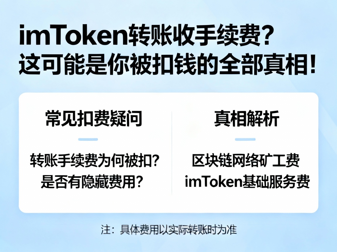 imToken转账收手续费？这可能是你被扣钱的全部真相！