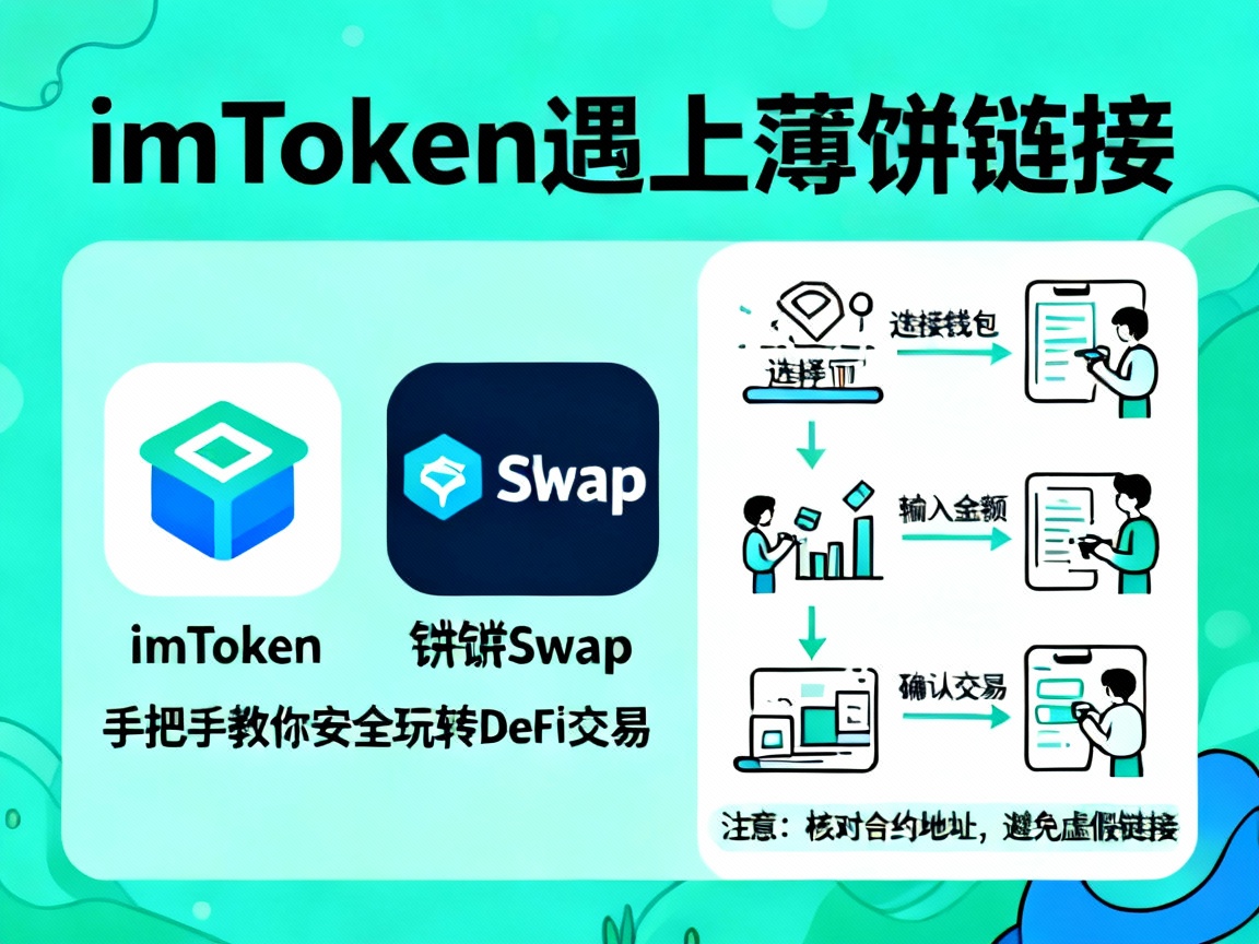imToken遇上薄饼链接，手把手教你安全玩转DeFi交易