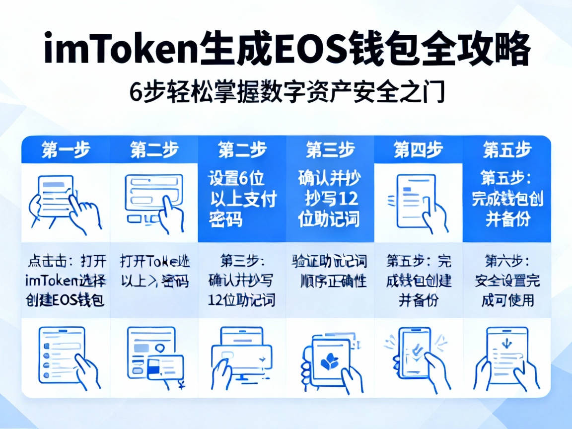 imToken 生成 EOS 钱包全攻略，6 步轻松掌握数字资产安全之门