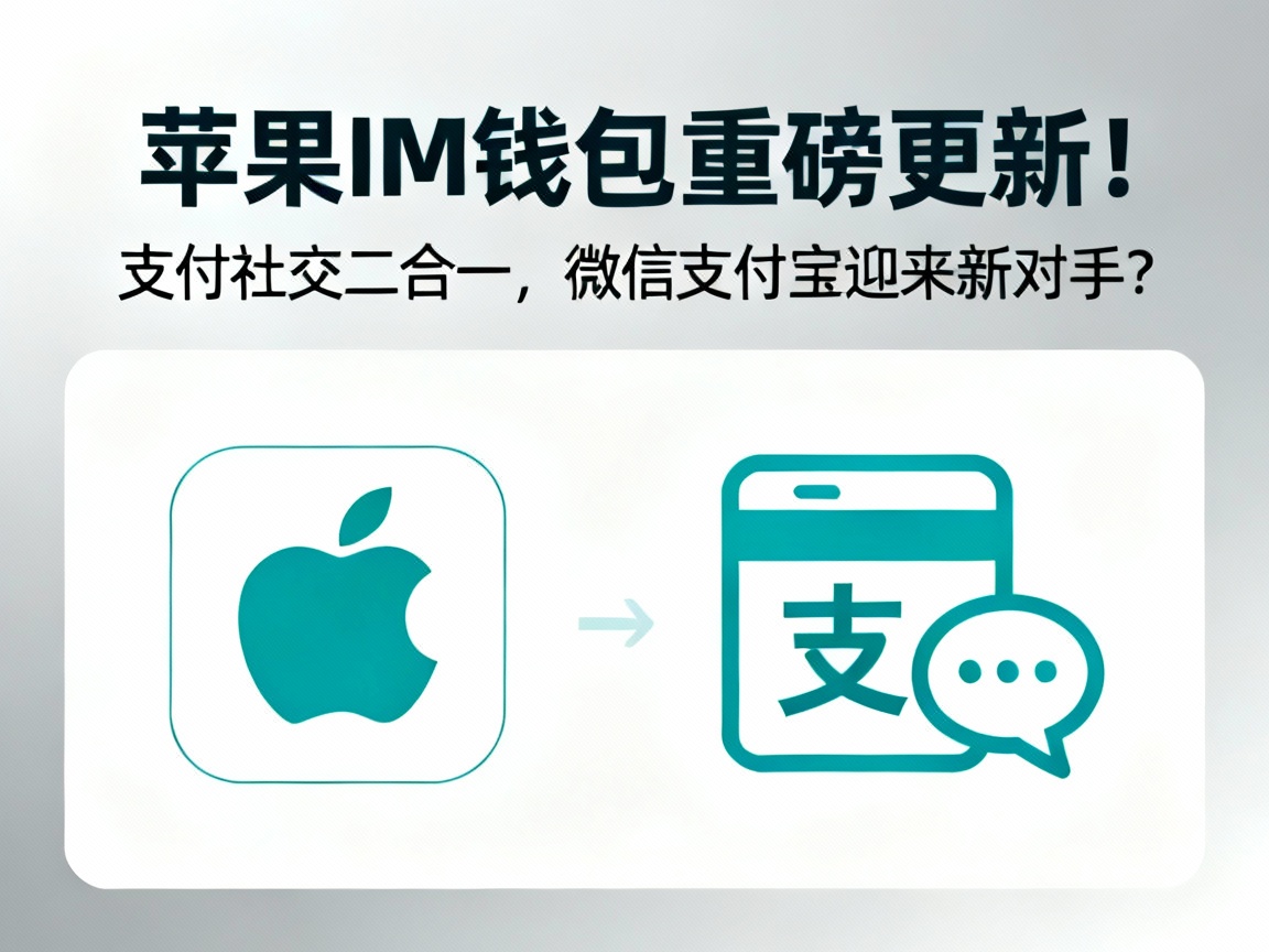 苹果IM钱包重磅更新！支付社交二合一，微信支付宝迎来新对手？