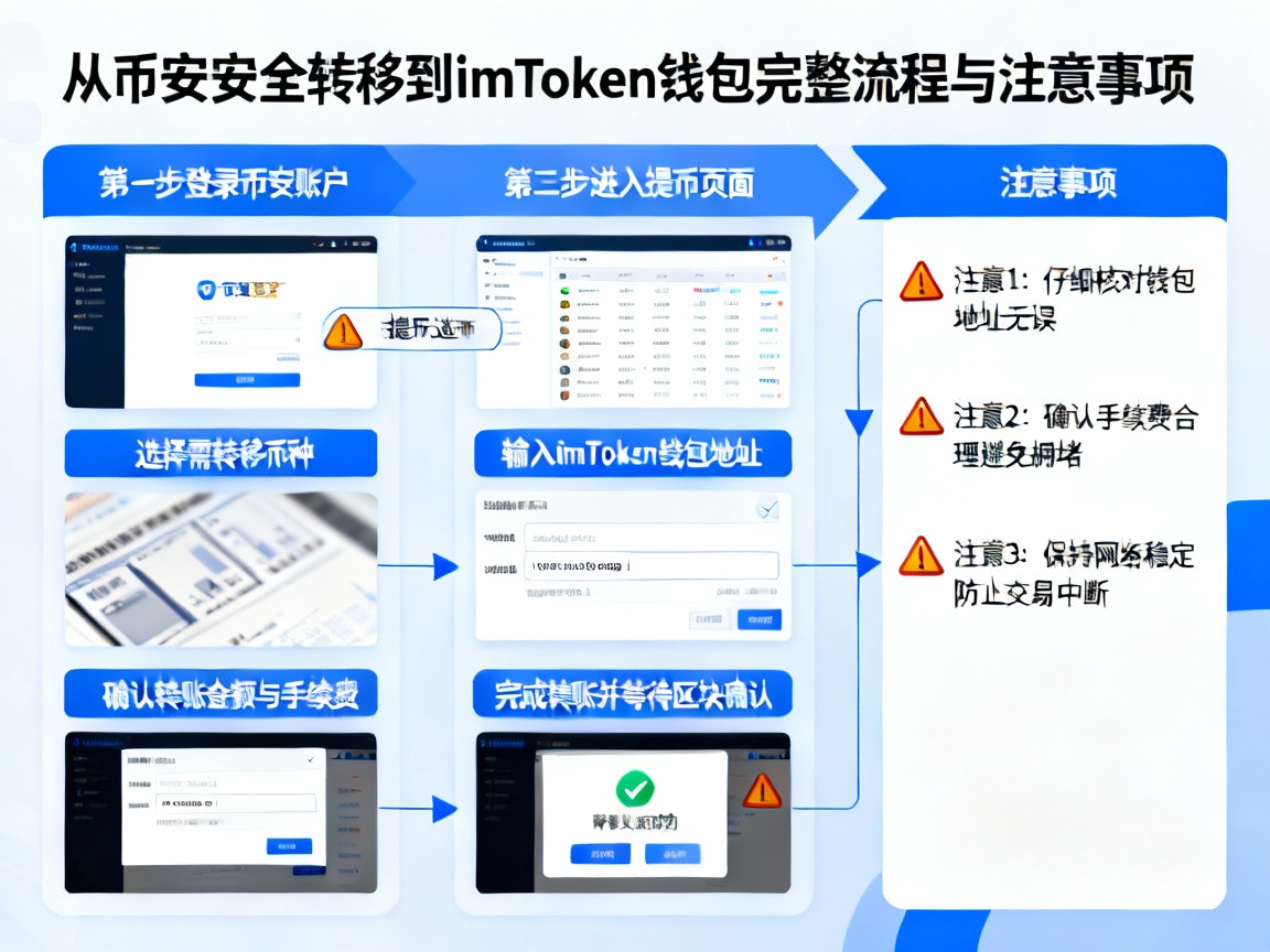 手把手教学，从币安安全转移到imToken钱包的完整流程与注意事项