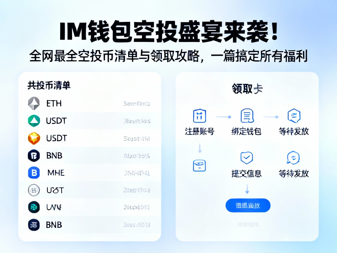 IM钱包空投盛宴来袭！全网最全空投币清单与领取攻略，一篇搞定所有福利