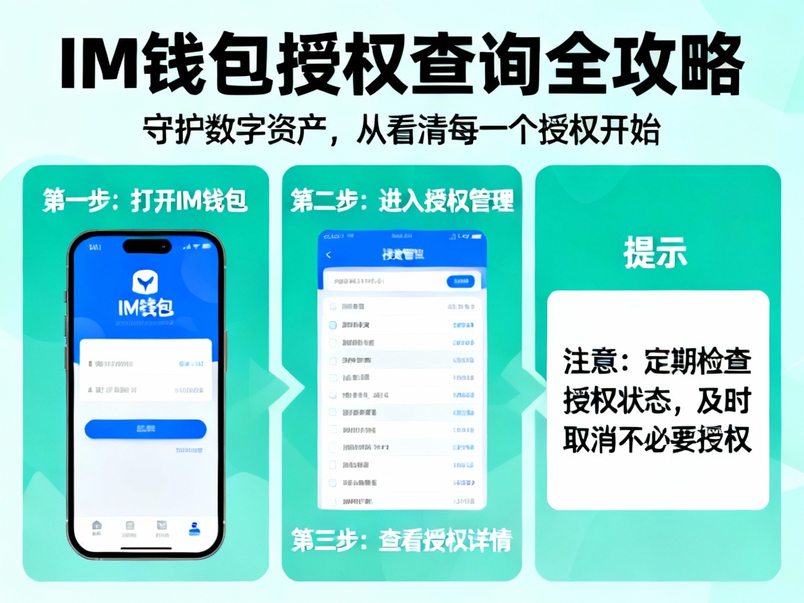 IM钱包授权查询全攻略，守护数字资产，从看清每一个授权开始