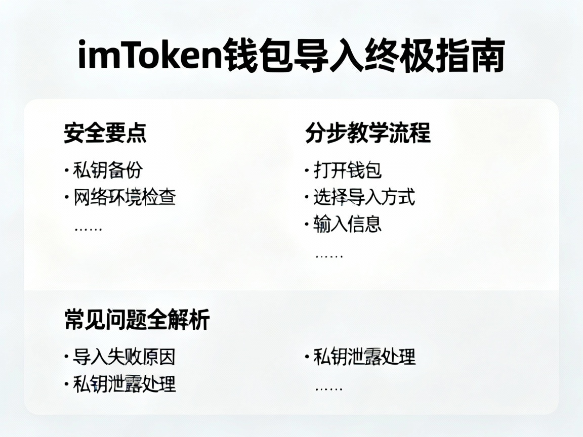 imToken钱包导入终极指南，安全、分步教学与常见问题全解析