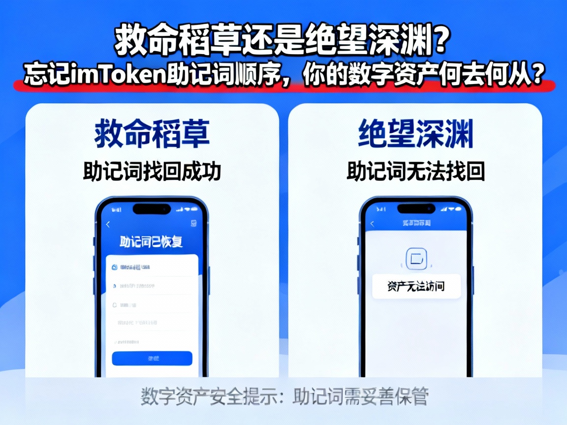 救命稻草还是绝望深渊？忘记imToken助记词顺序，你的数字资产何去何从？