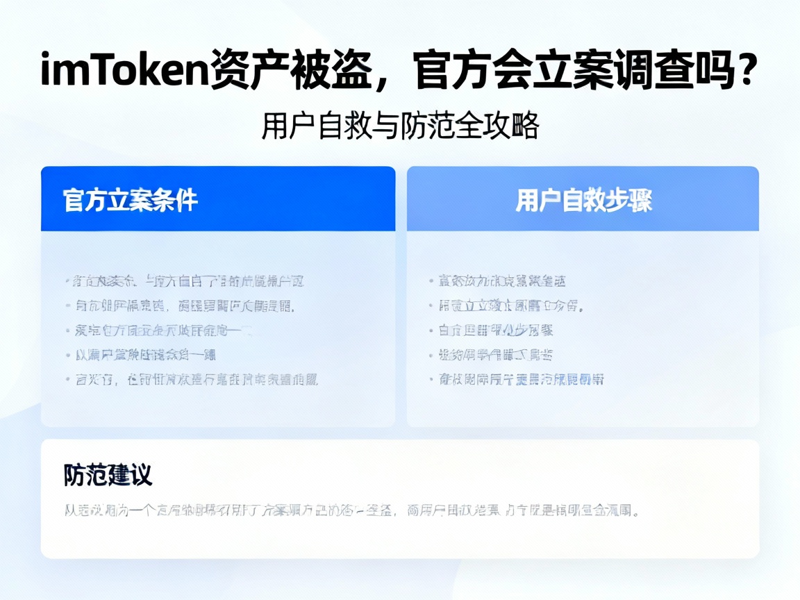 imToken资产被盗，官方会立案调查吗？用户自救与防范全攻略