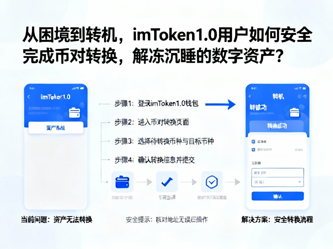 从困境到转机，imToken1.0用户如何安全完成币对转换，解冻沉睡的数字资产？
