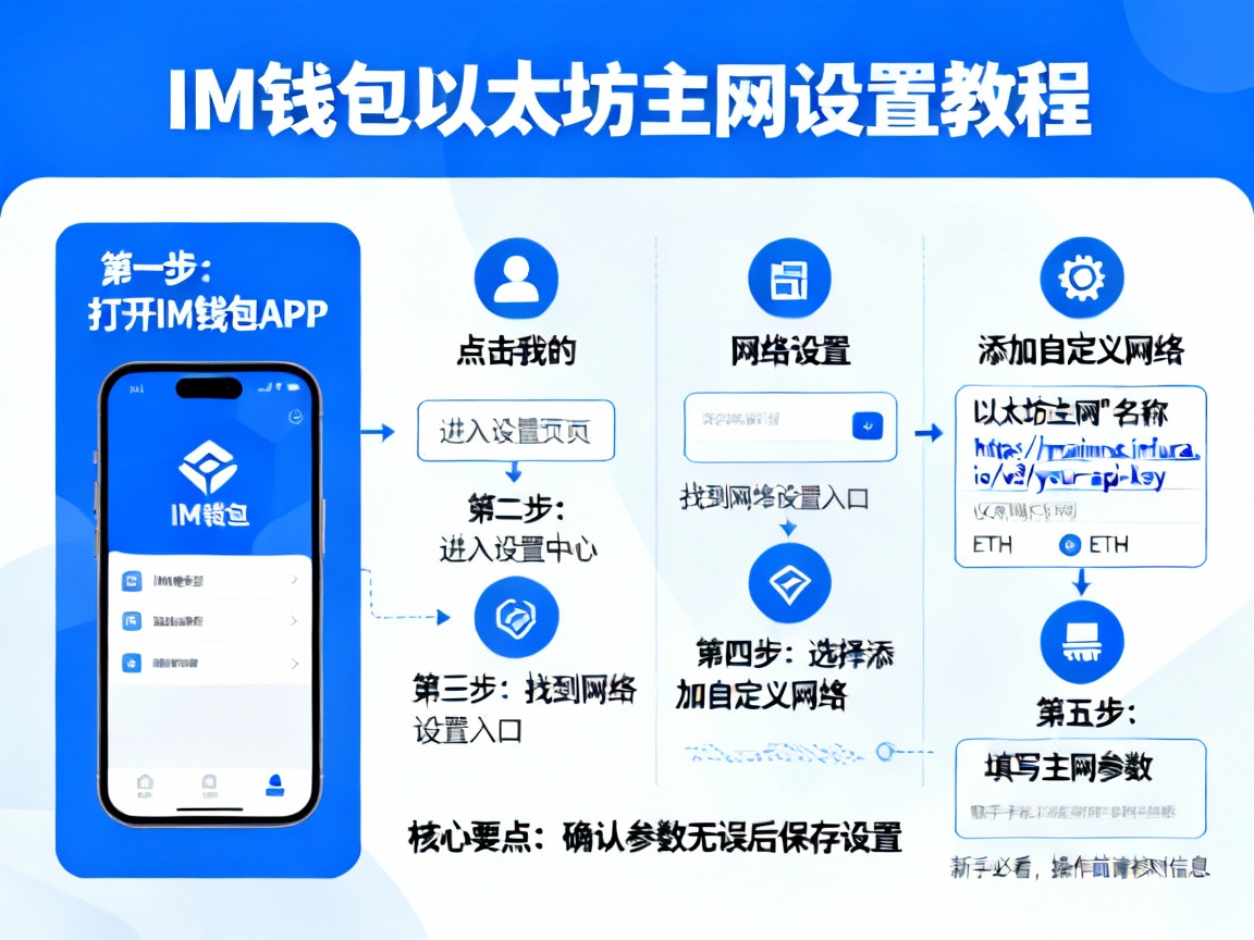 IM钱包如何设置以太坊主网？新手必看的详细图文教程与核心要点解析