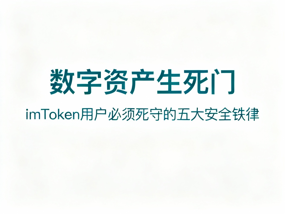 数字资产生死门，imToken用户必须死守的五大安全铁律