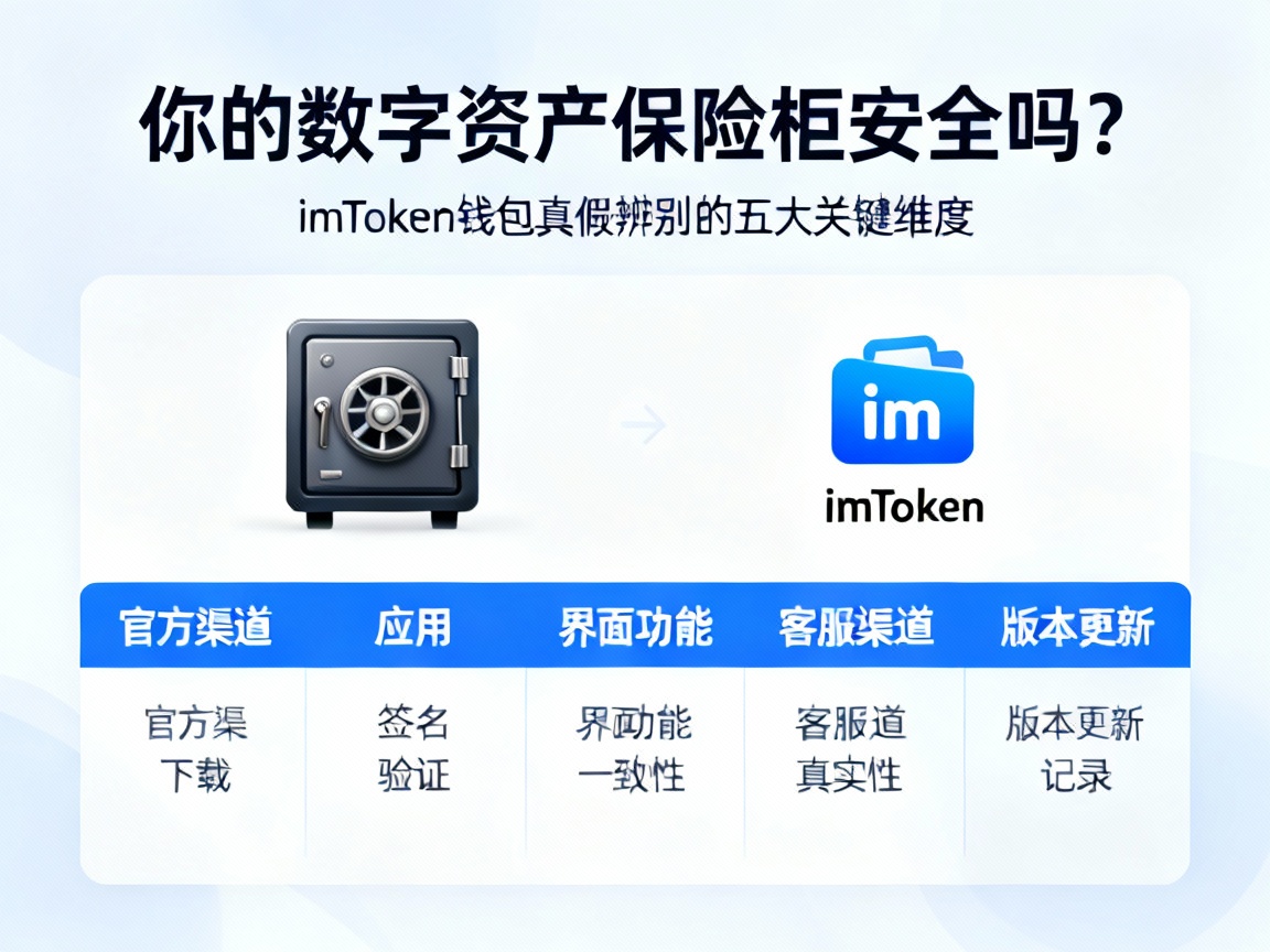 你的数字资产保险柜安全吗？imToken钱包真假辨别的五大关键维度